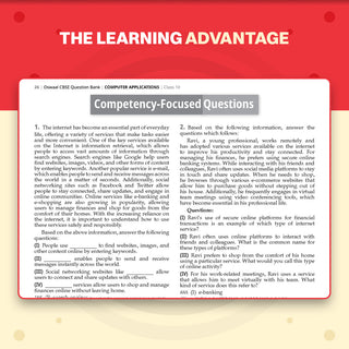 CBSE Class 10 Computer Applications Question Bank | Chapter & Topic-wise Solved Papers (2017-2026) | Based on Latest Syllabus (April 2026) | Includes 2026 Papers | For 2027 Exam