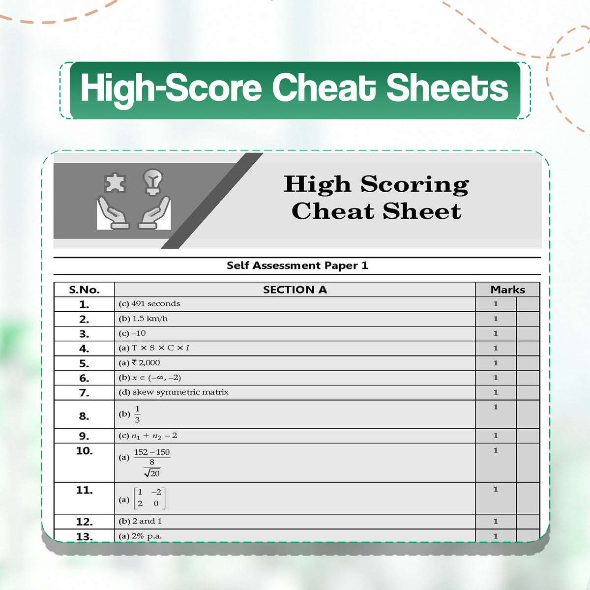 Oswaal CBSE 15 Sample Question Papers Class 12 Board Exam Applied Mathematics 2026-27 based on latest CBSE SQP dated (21 Sep 2026) | New Questions Typologies With Oswaal AI