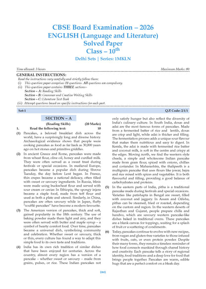 Oswaal CBSE & NCERT One for All Class 10 English Language & Literature (For 2027 Exam)