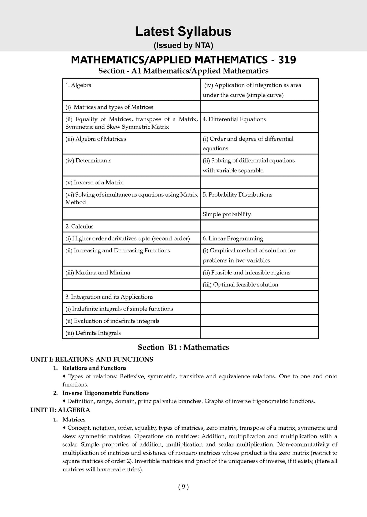NTA CUET (UG) 10 Mock Test Papers Mathematics For 2026 Exam (Section-II) (as per latest 27 Dec., notification) | 550+ MCQs for Practice | Includes 2025 Paper- fully solved | With Oswaal AI