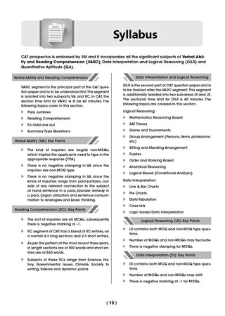 CAT (COMMON ADMISSION TEST) | 10 YEARS' | Chapter-wise & Topic-wise | Solved Papers | Question Bank | 2008 & 2017 - 2025 | (For 2026 Exam)