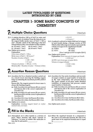 Class 11 ISC Chemistry Question Bank | Chapter-wise & Topic-wise with Competency Based Questions | For 2027 Exam | Self-Assessment Papers | Revision Notes