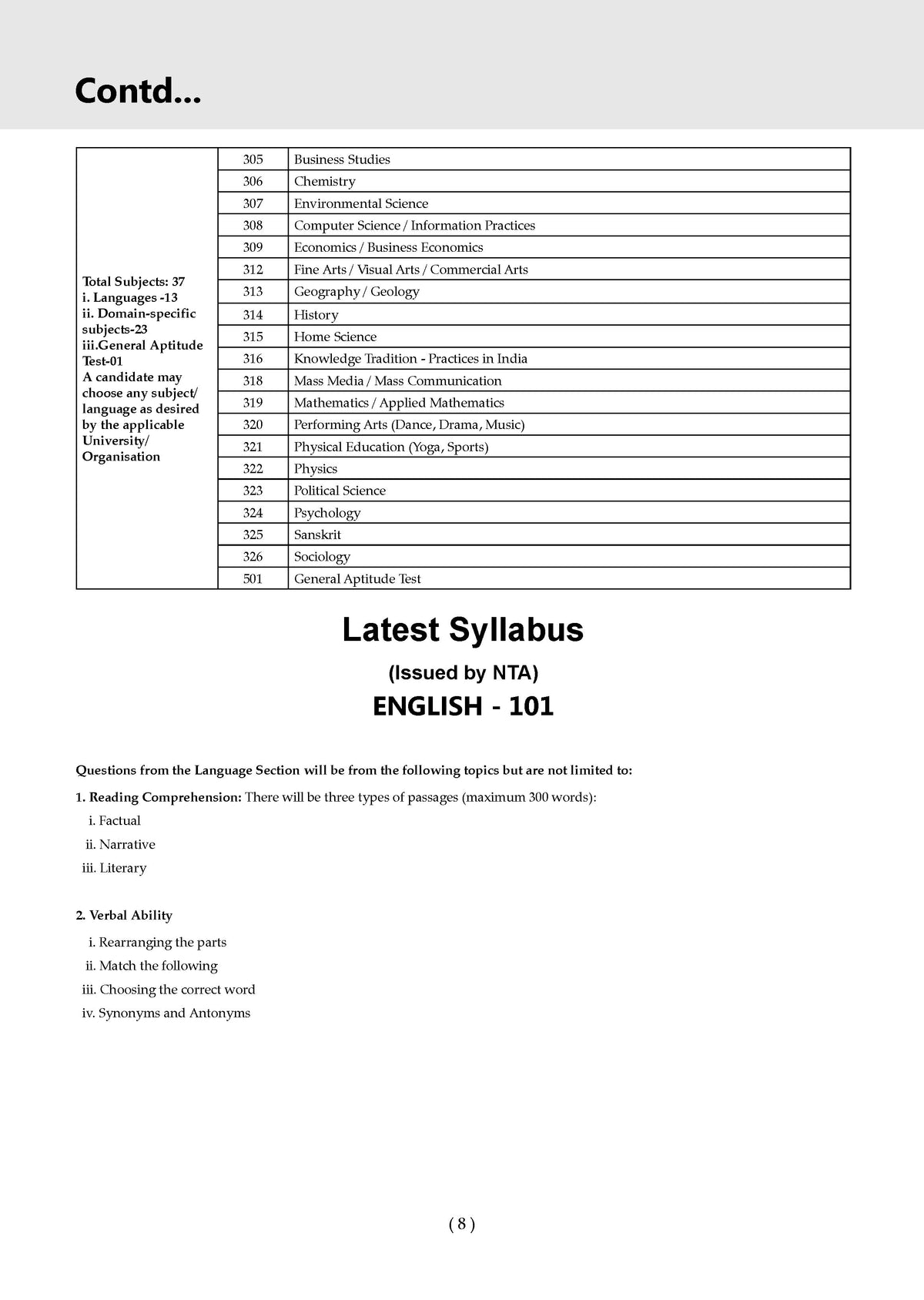 NTA CUET (UG) Mock Test Papers | English & General Aptitude Test (Set of 2 Books) | For 2026 Exam (Section-II) (as per latest 27 Dec., notification) Includes 2025 solved Paper | With Oswaal AI