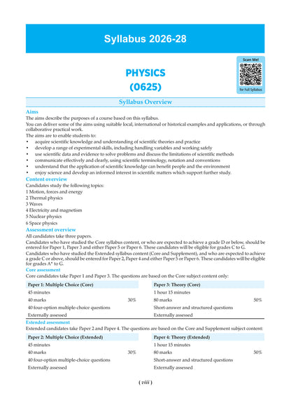 Oswaal IGCSE Topical Past Solved Papers | Physics Vol. 1 (0625) | For 2027 Exam | With Oswaal AI
