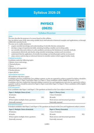 Oswaal IGCSE Topical Past Solved Papers | Physics Vol. 1 (0625) | For 2027 Exam | With Oswaal AI