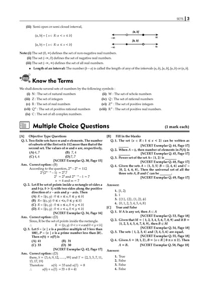NCERT Exemplar (Problems - Solutions) Class 11 Mathematics Book For Latest Exam - Oswaal Books