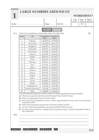NCERT & CBSE One For All Workbook For Class 7 | Mathematics Part-1 & Part-2| Science | Social Science Part-1 & Part-2 | English | Updated As Per NCF | MCQ's | VSA | SA | LA | Set Of 6 Books | For Latest Exam