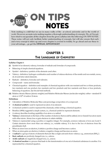 ICSE 10 Sample Question Papers Class 9 Chemistry for Exam 2026 (Strictly aligned with CISCE Latest Specimen Paper 2026), Competency-Based Questions, Mind Maps, On-Tips Notes, Solved MCQs, Revision with Explanations & Board Marking Scheme - Oswaal Books