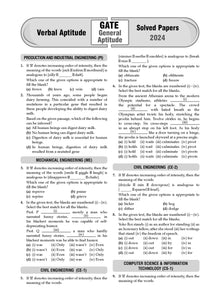 GATE | 16 Years’ | Solved Papers| Year-wise| (2010 to 2025)|General Aptitude| For 2026 Exam
