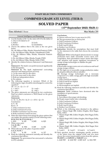 SSC CGL Tier-1 Set of 3 English Medium | 29 PYQ Solved Papers + English Grammar Handbook + Vocabulary Builder | 3000+ Questions Year-wise 2016-2025 | For 2026 Exam