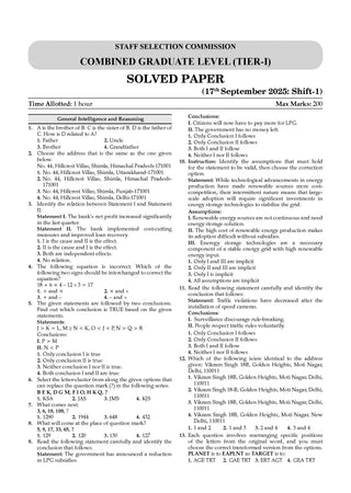 SSC CGL Tier-1 29 Previous Solved Papers (2016–2025) + English Grammar Handbook + Vocabulary Builder for SSC Exams 2026 | Set of 3 Books