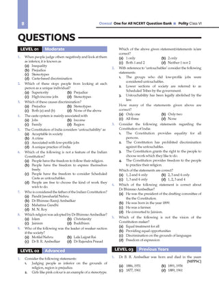 NCERT One For All Book for UPSC & State PSCs | Indian Polity Classes 6-12 (Old & New NCERT Edition) Latest Edition
