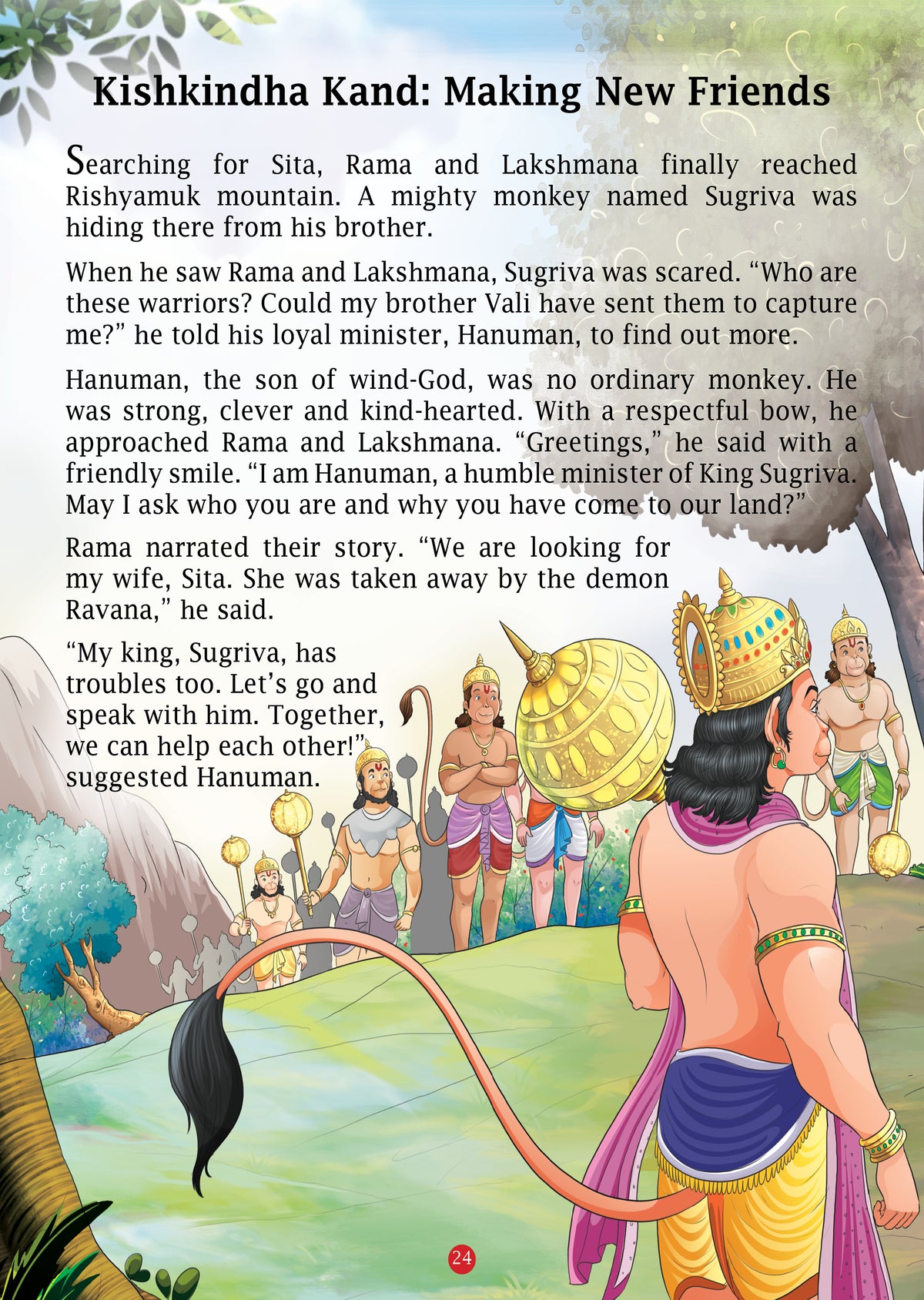 Ramayan Story Book for Kids | Padded Illustrated Mythology for Children By Sunita Pant Bansal | Retold Epic Tale for Kids | Age 7+ - Oswaal Books