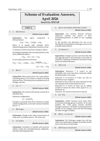 Karnataka II PUC Chapter-wise & Topic-wise Question Bank Class 12 Chemistry | 1550+ Questions, Revision Notes, Mind Maps, Mnemonics, Fully Solved PYQs (2026–2017) | 2027 Board Exam | oswaal.ai