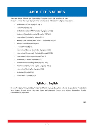 One For All Olympiads Workbook Class 1 English | Questions for SOF IEO & Other Olympiad Exams 2026 | With Sample Practice Papers & Oswaal.AI