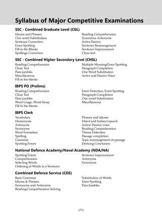 Objective General English for All Competitive Exams | Chapter-wise & Topic-wise with 1000+ Questions | A Complete Book on English Language | SSC, Banking, RRB, Defence, LIC | Latest Edition