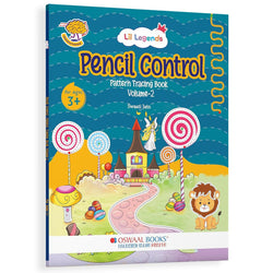 Lil Legends Pencil Control Pattern Tracing Book Vol 2 for Toddlers | First Book for Fun Tracing Activities | Pre-Writing Workbook \ For Pre-Nursery/Nursery/LKG | Age 3+