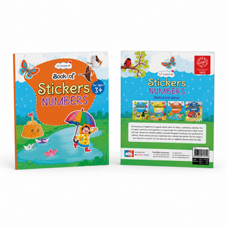 Lil Legends Books of Stickers Animals and Numbers | Set of 2 for Age 3+ | Learn Animal Names and ABC With Fun Activities | Educational Workbook | For Toddlers/Nursery/LKG
