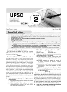 UPSC CSE Prelims 10 Previous Years' Solved Papers | General Studies | Paper I & II | Year-Wise 2015-2024 | English Medium | Set of 2 Books | For 2025 Exam