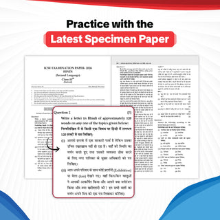 ICSE | 10 Sample Question Papers | Classes 9 & 10 | Hindi (For 2027 Exam) | Includes–Board Paper 2026 & Specimen 2027 |With On Tips Notes, Mind Maps & Oswaal AI