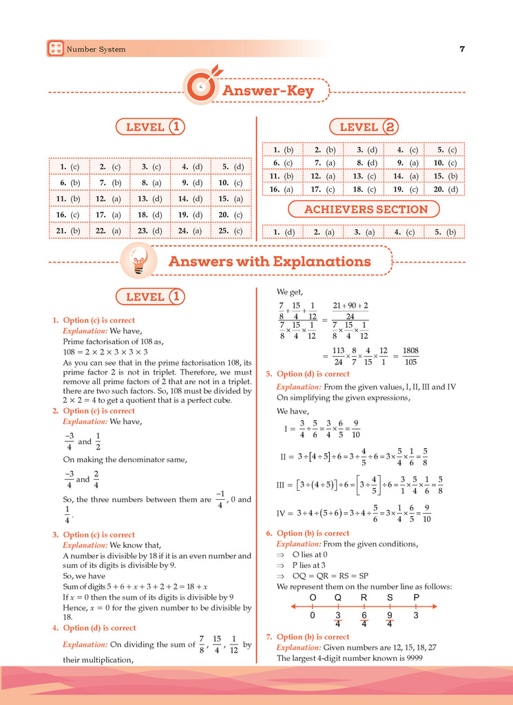 One for All Olympiads Previous Year Solved Papers Class 8 Mathematics For 2025 Exam