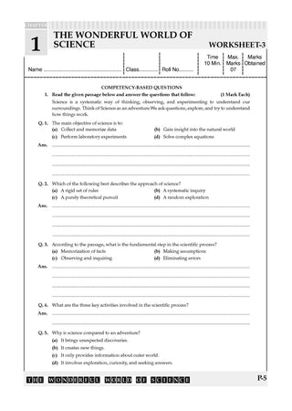 One For All Workbook Class 6 Science| NCERT & CBSE | Latest Curiosity | NCF Compliant | Competency-Based Assessment, Concept Mastery & Exam Practice