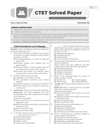 CTET Paper 1 (Classes 1-5) 19 Previous Years' Solved Papers English Medium | Year-wise 2013-2025 | Includes Feb 2026 Solved Paper | With Oswaal AI | For 2026 Exam