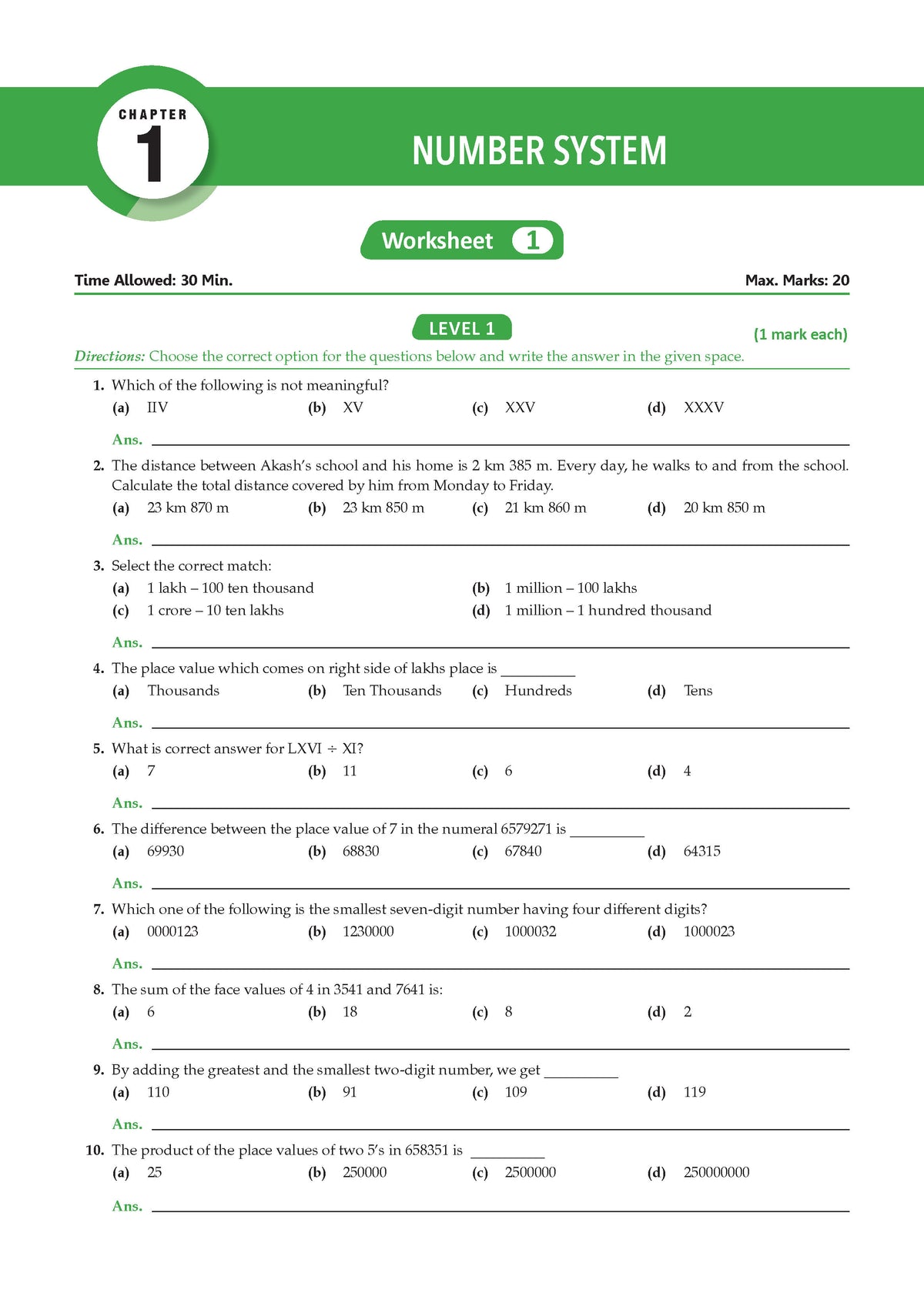 Oswaal One For All Olympiads Workbook Class 6 Maths | Questions for SOF IMO & Other Olympiad Exams 2026 | With Sample Practice Papers & Oswaal.AI