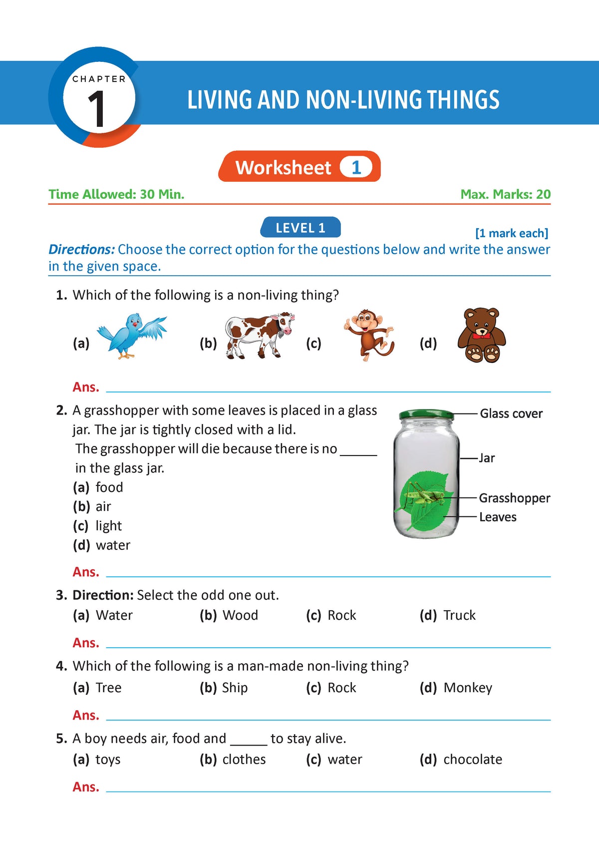One For All Olympiads Workbook Class 2 Science | Questions for SOF NSO & Other Olympiad Exams 2026 | With Sample Practice Papers & Oswaal.AI