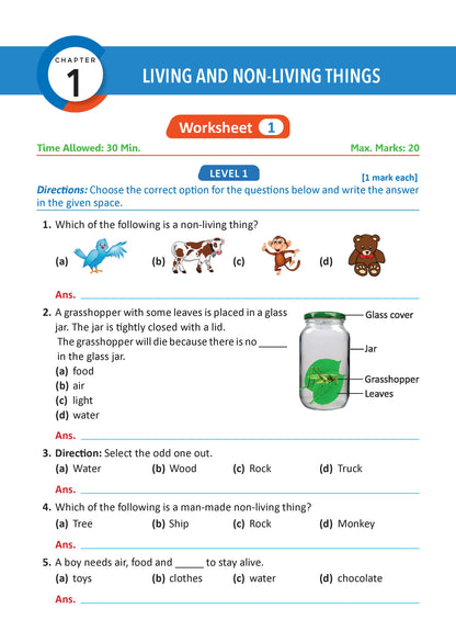 One For All Olympiads Workbook Class 2 Science | Questions for SOF NSO & Other Olympiad Exams 2026 | With Sample Practice Papers & Oswaal.AI