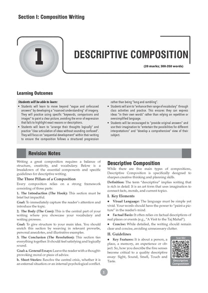 Class 10 ICSE Question Bank English Paper 1 (Language)(2017-2026) | For 2027 Exam Chapter-wise & Topic-wise with Competency Based Questions | Includes 2026 Paper- fully solved | Self-Assessment Papers | Practice Papers
