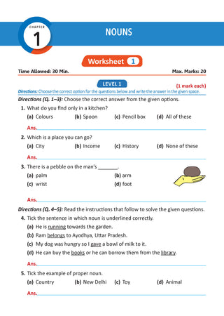 One For All Olympiads Workbook Class 1 English | Questions for SOF IEO & Other Olympiad Exams 2026 | With Sample Practice Papers & Oswaal.AI