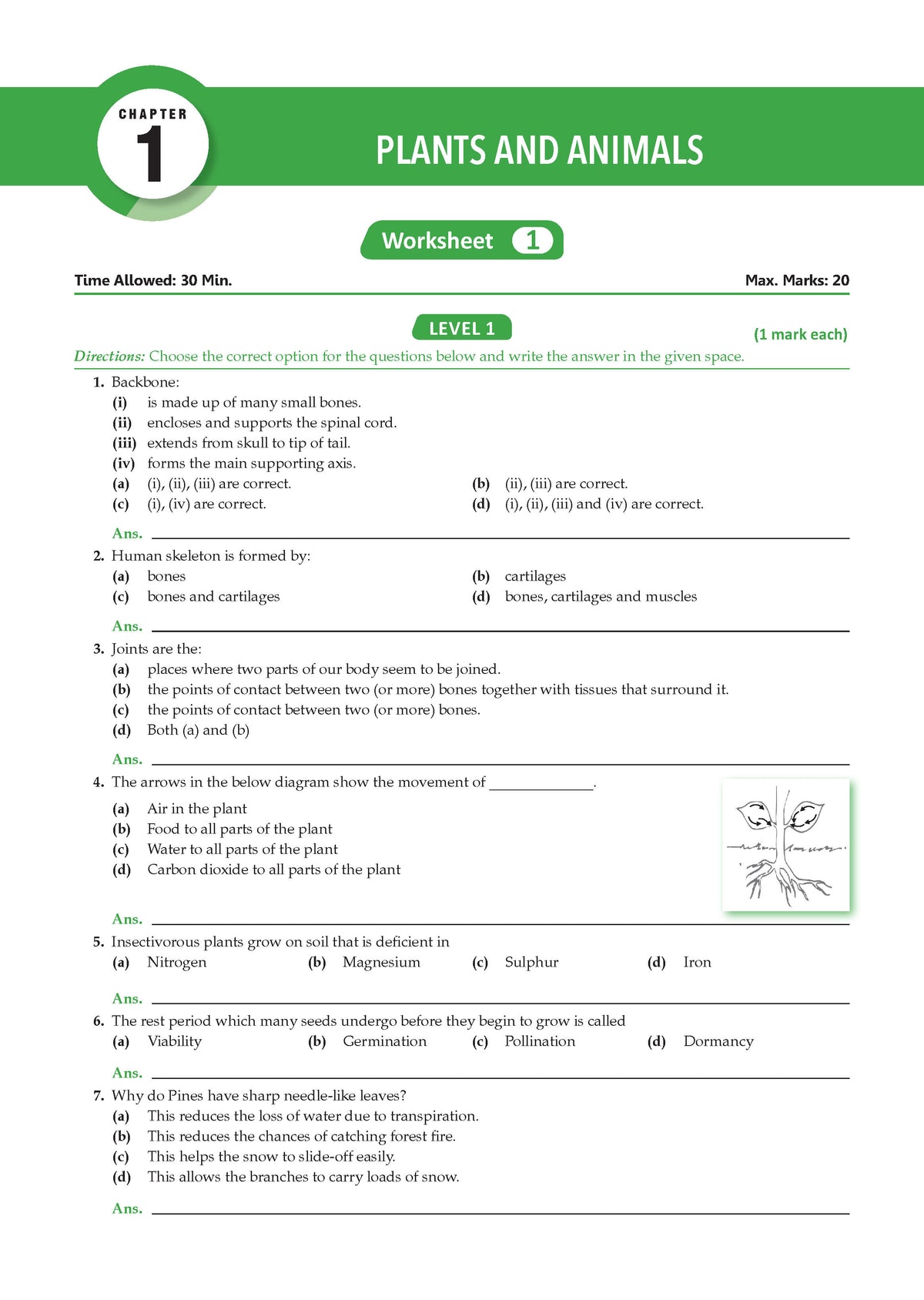 Oswaal One For All Olympiads Workbook Class 6 Science | Questions for SOF NSO & Other Olympiad Exams 2026 | With Sample Practice Papers & Oswaal.AI