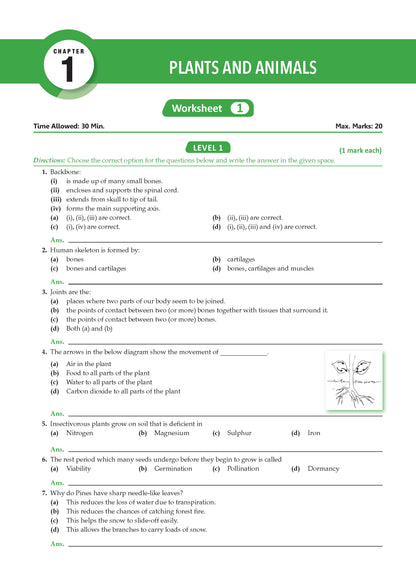 Oswaal One For All Olympiads Workbook Class 6 Science | Questions for SOF NSO & Other Olympiad Exams 2026 | With Sample Practice Papers & Oswaal.AI