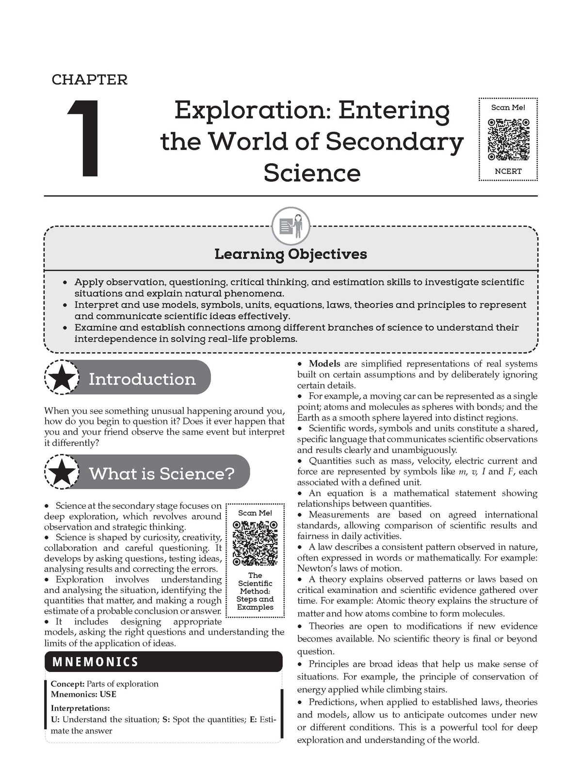 CBSE NCERT Class 9 Textbook Solutions Mathematics Part-1 (Ganita Manjari) & Science (Exploration) (Latest NCERT) Set of 2 Books | Revision Notes, Mind Maps, Solved Intext & Exercise Questions