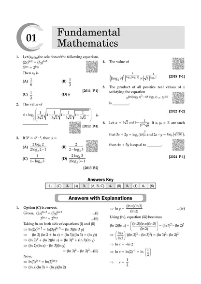 25 Years JEE Main (2002-2026) + 21 Years JEE Advanced (2006-2026) Chapter-wise Topic-wise Mathematics Previous Years' Solved Papers | Zero to Hero | Manoj Chauhan | For 2026,2027,2028 Exam