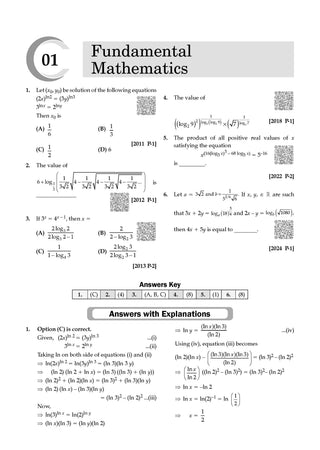 25 Years JEE Main (2002-2026) + 21 Years JEE Advanced (2006-2026) Chapter-wise Topic-wise Mathematics Previous Years' Solved Papers | Zero to Hero | Manoj Chauhan| For 2026,2027,2028 Exam