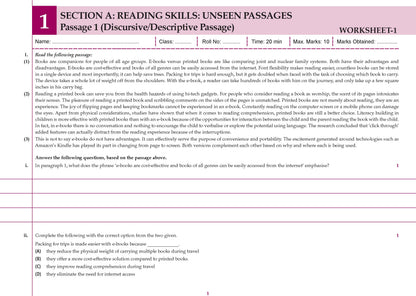 CBSE Workbook Class 9 English R1 | aligned with NCERT Kaveri | Perforated Worksheets for Practice with Competency Based questions | NEP 2020 + NCF-SE 2023 | 2027 Exam