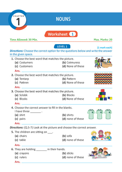 One For All Olympiads Workbook Class 2 English | Questions for SOF IEO & Other Olympiad Exams 2026 | With Sample Practice Papers & Oswaal.AI
