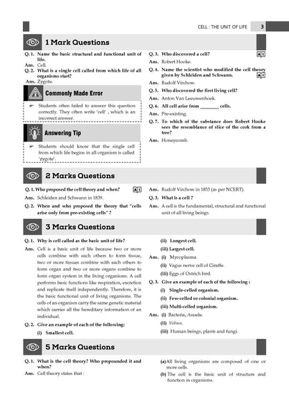 ICSE Question Bank Biology Class 9 For 2027 Exam | Chapter-wise & Topic-wise Revision Notes | Competency-focused Questions | Aligned with latest Syllabus & Exam Pattern