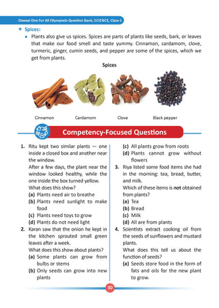 One For All Olympiads Class 1 Science Prep-Guide Book | Chapter-wise Previous Years' Solved Papers | Questions for SOF NSO & Other Olympiad Exams 2026 | With Sample Practice Papers & Oswaal.AI