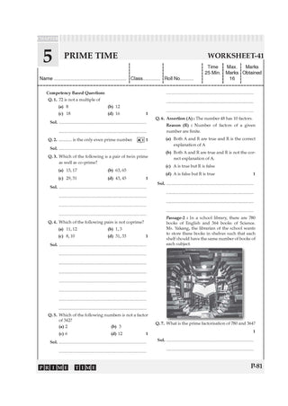 NCERT & CBSE One for All Workbook for Class 6 | Mathematics | Science | Social Science | English | Hindi | Sanskrit | Updated as Per NCF | MCQ's | VSA | SA | LA | Set of 6 Books | For Latest Exam