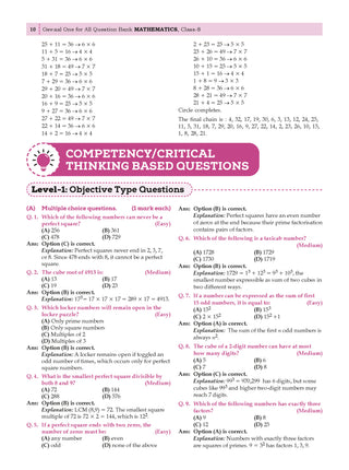 One For All Question Banks NCERT & CBSE Class 8(Set of 2 Books) Mathematics Part-1 & Part-2 (For Latest Exam)