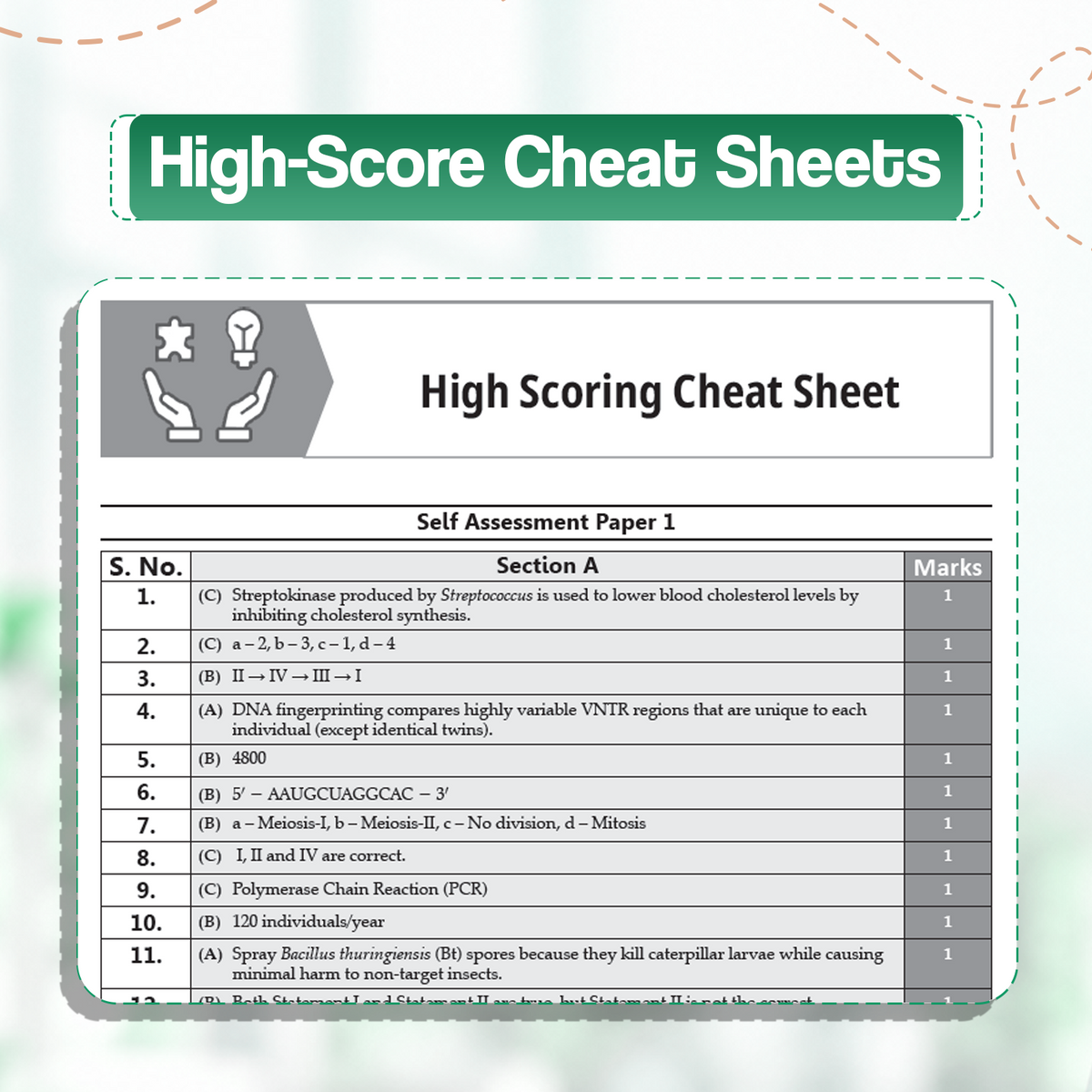 Oswaal CBSE 15 Sample Question Papers Class 12 Board Exam Biology 2026-27 based on latest CBSE SQP dated (21 Sep 2026) | New Questions Typologies With Oswaal AI