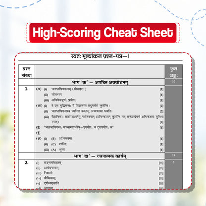 Oswaal CBSE 15 Sample Question Papers Class 10 Board Exam Sanskrit Communicative 2026-27 based on latest CBSE SQP dated (21 Sep 2026) | New Questions Typologies With Oswaal AI