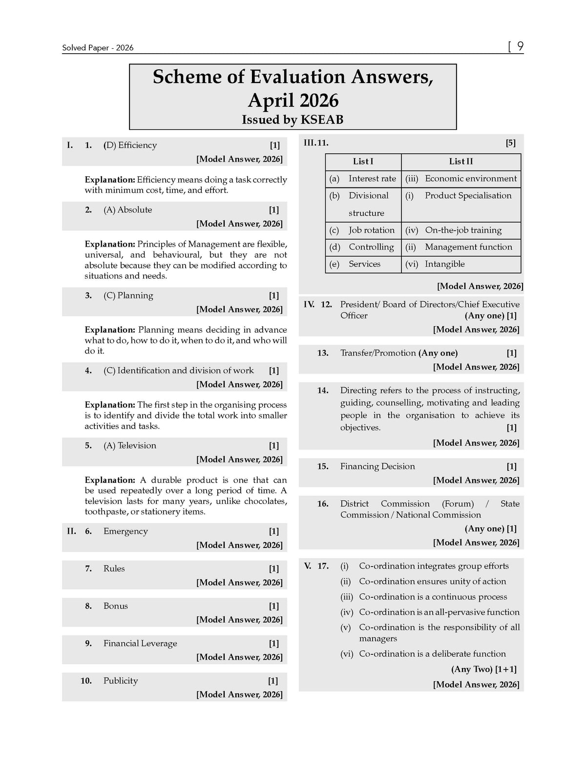 Karnataka II PUC Chapter-wise & Topic-wise Question Bank Class 12 Business Studies | 1550+ Questions, Revision Notes, Mind Maps, Mnemonics, Solved PYQ (2026-2017) | 2027 Board Exam | Oswaal AI