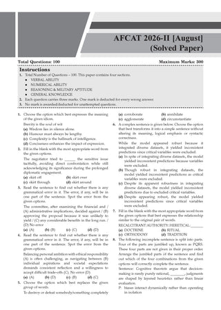 AFCAT 16 Years’ Chapter-wise & Topic-wise Solved Papers | Flying, Technical & Ground Duty Branches |PYQs (2011–2026) with Latest Solved Paper |For 2027 Exam |With Oswaal AI