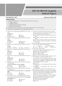 AFCAT 14 Years Chapter-wise & Topic-wise Solved Papers 2011 to 2024 for 2025 Exam