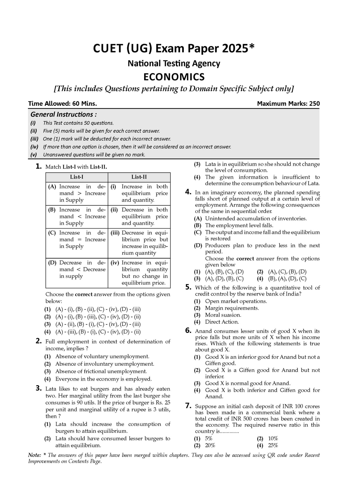 Oswaal NTA CUET (UG) 10 Mock Test Papers Economics For 2026 Exam (Section-II) (as per latest 27 Dec., notification) | 500+ MCQs for Practice | Includes 2025 Paper- fully solved | With Oswaal AI