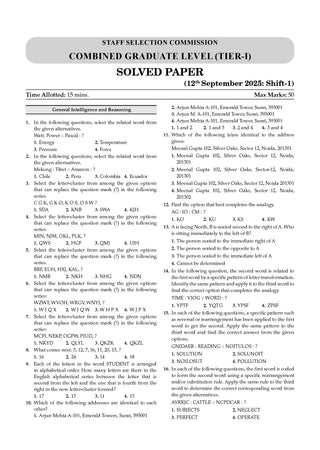 SSC (Staff Selection Commission) Mathematics, English, General Studies & Reasoning 15000+ MCQs Tier-1 | Chapter-wise & Topic-wise Question Bank (2011 to 2025) |(Set of 4 Books) For 2026 Exam